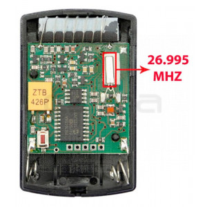 Handsender für Garagentorantriebe HÖRMANN HSM4 26.995 MHz