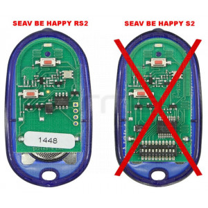 Handsender für Garagentorantriebe SEAV Be-Happy-RS2