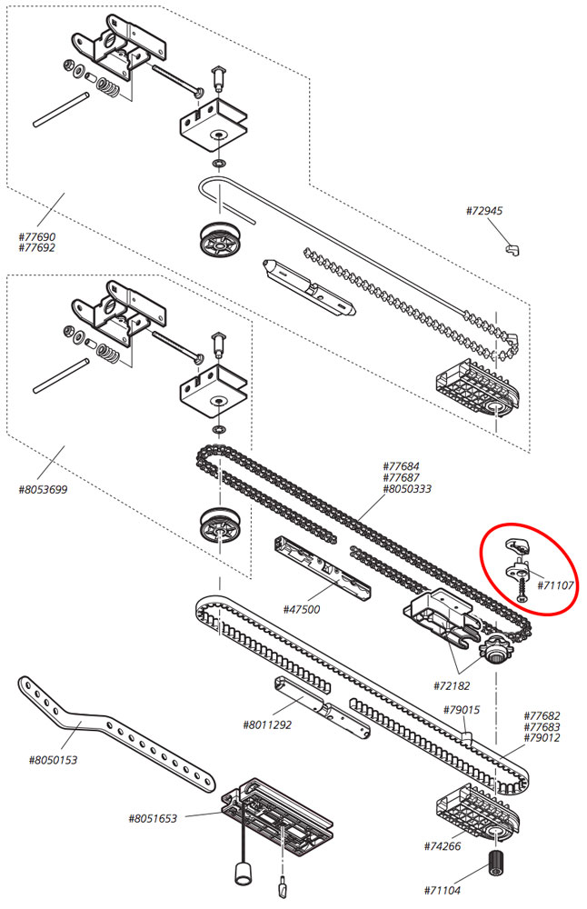 Kettenschaltstück MARANTEC